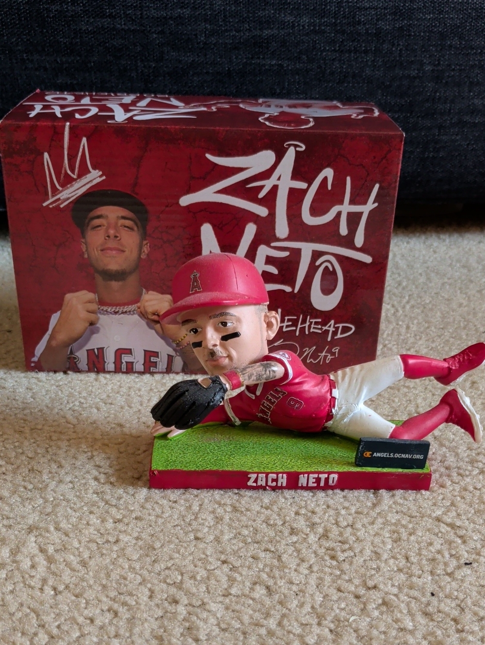 NIB 2025 Zach Neto Angels Bobblehead